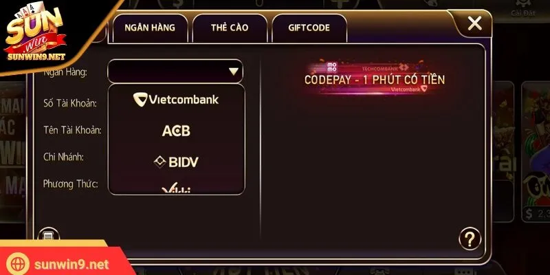 Nạp tiền SUNWIN: Hướng dẫn chi tiết từ A-Z cho newbie 11 Sunwin Nạp tiền SUNWIN đem đến tiện lợi