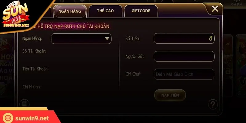 Nạp tiền SUNWIN: Hướng dẫn chi tiết từ A-Z cho newbie 10 Sunwin Hình thức vào vốn được ưa chuộng nhất