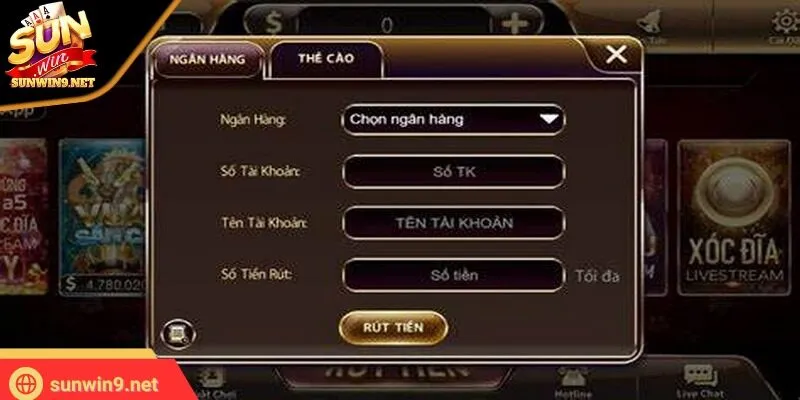 Rút tiền SUNWIN: Nhanh chóng, an toàn, tiện lợi nhất 10 Sunwin
Truy cập trang chủ và đăng nhập