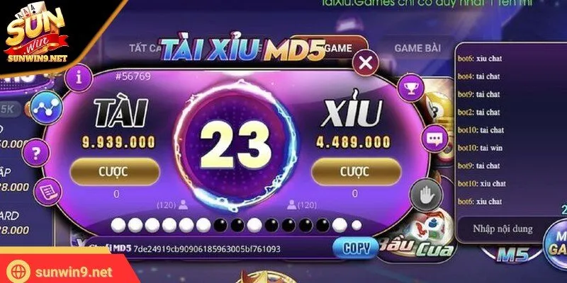 Tài xỉu MD5 SUNWIN - Mini game thú vị, không nên bỏ qua 10 Sunwin Tài xỉu MD5 gây sốt vì thuật toán minh bạch