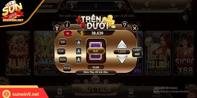 Trên Dưới SUNWIN - Mini game hot, càng chơi càng trúng lớn 10 Sunwin Trên Dưới nhanh chóng nhận được sự yêu mến